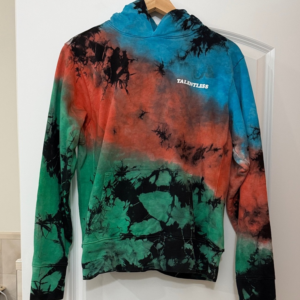 TALENTLESS Multicolor Tie-Dye Hoodie